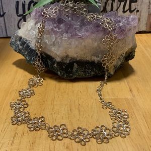 Vintage artisan swirl necklace 20”